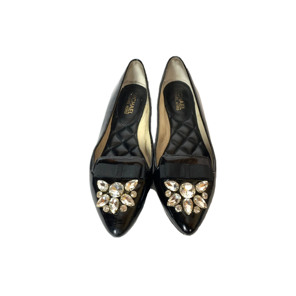 Michael Kors Felicity Flat Shoe in Black Size 7 - Picture 2 of 12